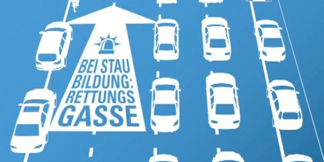 Rettungsgasse rettet Leben